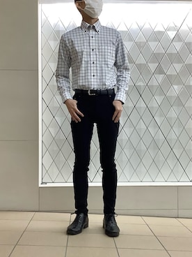 BRICK HOUSE シャツ工房 さっぽろ地下街ポールタウン店さん（メンズ・171cm）の春コーディネート