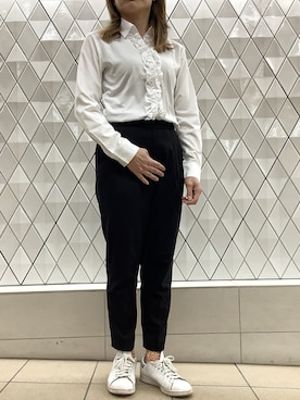 BRICK HOUSE シャツ工房 さっぽろ地下街ポールタウン店さん（レディース・157cm）の春コーディネート