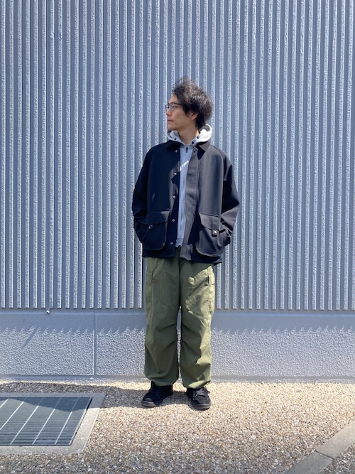 narifuri（ナリフリ）の「ハンティングブルゾン（ステンカラーコート