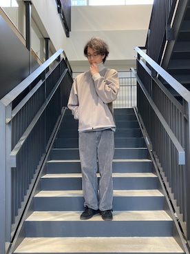 「ラフコーデ」｜「アイテム（ブルゾン）」を使った、Da-yaさん（メンズ・176cm）の春コーディネート