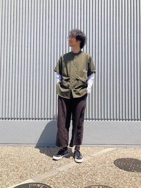 「WILD THINGS（ワイルドシングス）のアイテム」を使った、Da-yaさん（メンズ・176cm）の夏コーディネート