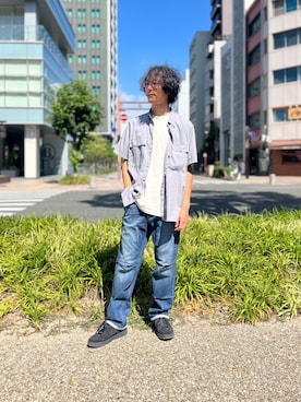 「Lee（リー）のアイテム」を使った、Da-yaさん（メンズ・176cm）の秋コーディネート