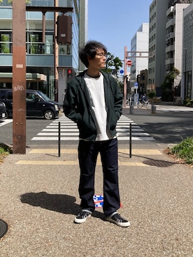 「LEE」｜Da-yaさん（メンズ・176cm）の春コーディネート