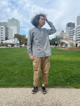 「Alpha Industries（アルファインダストリーズ）のアイテム」を使った、Da-yaさん（メンズ・176cm）の春コーディネート