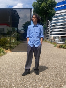 「UNIVERSAL OVERALL（ユニバーサルオーバーオール）のアイテム」を使った、Da-yaさん（メンズ・176cm）の秋コーディネート