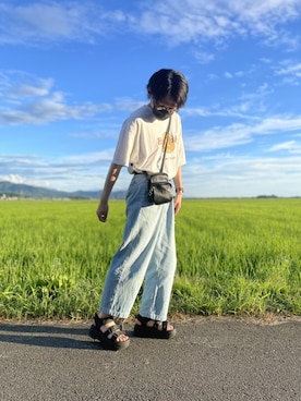 「TopIsm（トップイズム）のアイテム」を使った、itinaさん（メンズ・175cm）の夏コーディネート