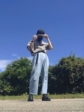 「TopIsm（トップイズム）のアイテム」を使った、itinaさん（メンズ・175cm）の夏コーディネート