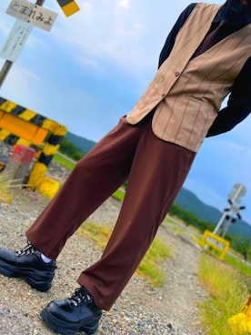 「apres jour mignon（アプレジュールミニョン）のアイテム（トップス）」を使った、itinaさん（メンズ・175cm）の夏コーディネート