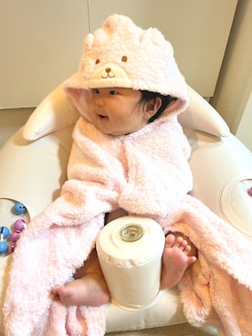 「いいね、save、フォローお願いします🤑」｜tamun1123さん（キッズ・60cm）の春コーディネート