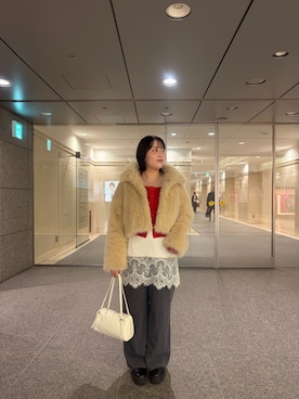 hiyoriさん（レディース・156cm）の冬コーディネート