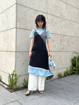 「LOVELESS（ラブレス）のアイテム（アクセサリー）」を使った、SHIORIさん（レディース・170cm）の夏コーディネート