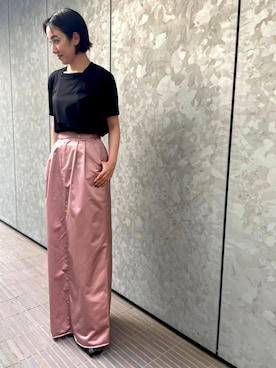 「JOHN LAWRENCE SULLIVAN（ジョンローレンスサリバン）のアイテム」を使った、SHIORIさん（レディース・170cm）の夏コーディネート