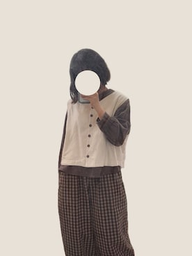 「サマンサ モスモス(Samansa Mos2)」｜amaさん（レディース・151cm）の秋コーディネート