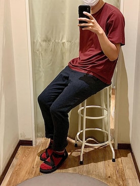 「CIAOPANIC TYPY（チャオパニックティピー）のアイテム（スラックス）」を使った、rikさん（メンズ・178cm）の夏コーディネート