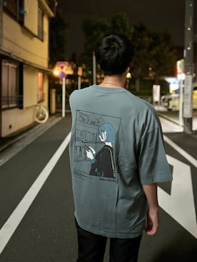 「WEGO（ウィゴー）のアイテム（スラックス）」を使った、rikさん（メンズ・178cm）の夏コーディネート