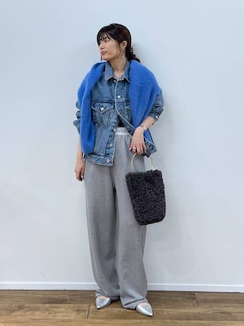 「HELEN MOORE（ヘレンムーア）のアイテム」を使った、shimoさん（レディース・161cm）の秋コーディネート