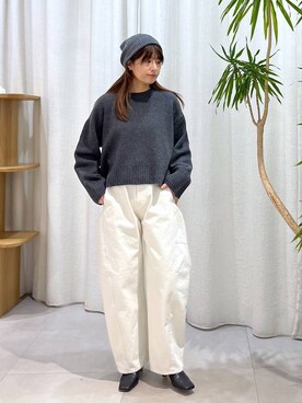 shimoさん(レディース・161cm)の冬コーディネート