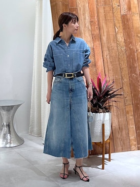 「アイテム（サンダル）」を使った、shimoさん（レディース・161cm・30代）の夏コーディネート