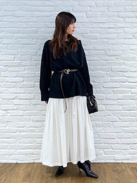 「WANDERUNG（ワンデルング）のアイテム」を使った、shimoさん（レディース・161cm）の秋コーディネート