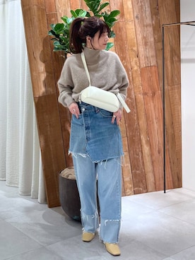 shimoさん(レディース・161cm)の冬コーディネート