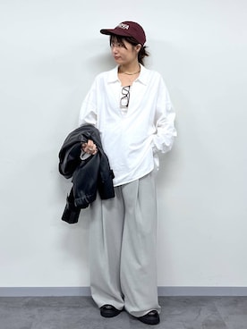 「ucalypt（ユーカリプト）の【ucalypt】Choker（ネックレス）」を使った、shimoさん（レディース・161cm・30代）の秋コーディネート