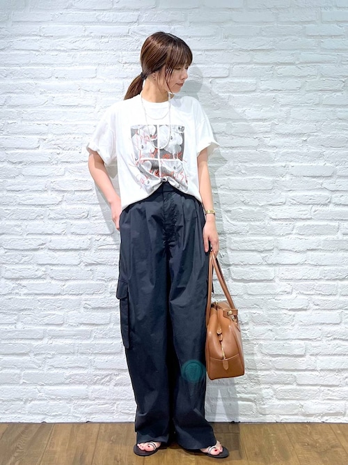 J.J. Mercer】＜別注＞FLOWER TEE（Tシャツ/カットソー）｜jj
