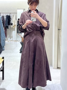 「アイテム（スカート）」を使った、shimoさん（レディース・161cm・30代）の夏コーディネート