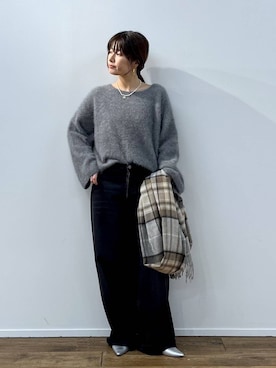 「アイテム（アクセサリー）」を使った、shimoさん（レディース・161cm・30代）の秋コーディネート