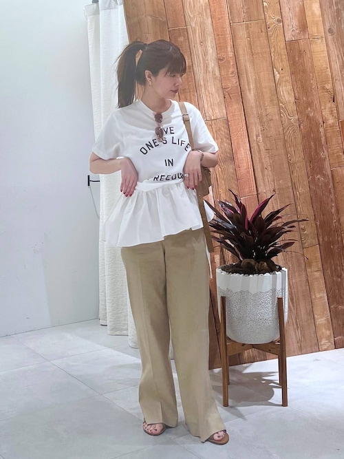 セール】リネンレーヨンストレッチパンツ（その他パンツ