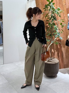 「アイテム（アクセサリー）」を使った、shimoさん（レディース・161cm・30代）の秋コーディネート