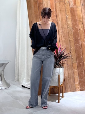 「アイテム（キャミソール）」を使った、shimoさん（レディース・161cm・30代）の夏コーディネート