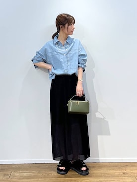 「アイテム（ハンドバッグ）」を使った、shimoさん（レディース・161cm・30代）の夏コーディネート