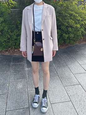 ぽんずさん（レディース・166cm）の春コーディネート