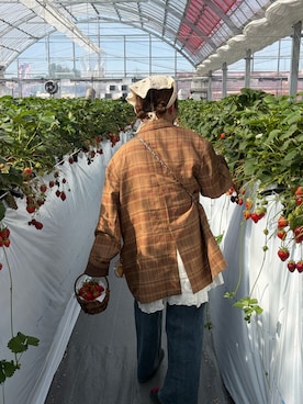 「Ray BEAMS（レイビームス）のアイテム（バッグ）」を使った、hiさん（レディース・153cm）の春コーディネート