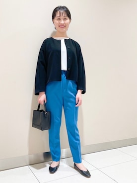 「qualite（カリテ）のアイテム（バッグ）」を使った、s.syoさん（レディース・158cm）の秋コーディネート