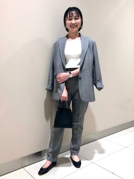 「qualite（カリテ）のアイテム（バッグ）」を使った、s.syoさん（レディース・158cm）の秋コーディネート