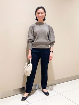 「qualite（カリテ）のアイテム（バッグ）」を使った、s.syoさん（レディース・158cm）の秋コーディネート