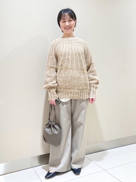 「LOWELL things（ロウェル　シングス）のアイテム」を使った、s.syoさん（レディース・158cm）の冬コーディネート