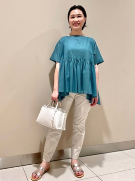 「LOWELL things（ロウェル　シングス）のアイテム」を使った、s.syoさん（レディース・158cm）の夏コーディネート