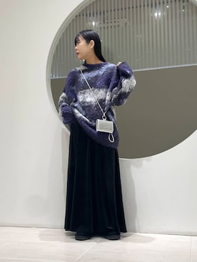 「アイテム（財布）」を使った、きっしゃんさん（レディース・151cm）の冬コーディネート