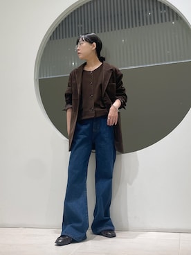 「アイテム（その他アウター）」を使った、きっしゃんさん（レディース・151cm）の秋コーディネート