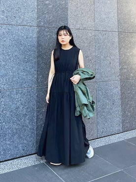 「ROTHCO（ロスコ）のアイテム（その他アウター）」を使った、きっしゃんさん（レディース・151cm）の春コーディネート