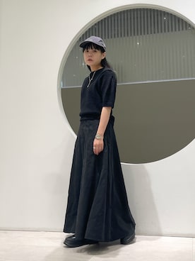 「アイテム（スカート）」を使った、きっしゃんさん（レディース・151cm）の秋コーディネート