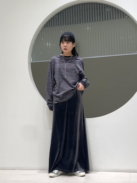 「アイテム（ヘアバンド）」を使った、きっしゃんさん（レディース・151cm）の秋コーディネート