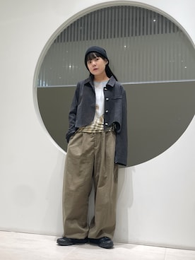 「アイテム（その他アウター）」を使った、きっしゃんさん（レディース・151cm）の秋コーディネート