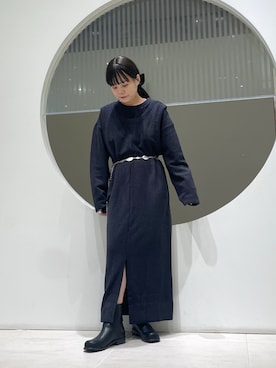 「アイテム（ヘアアクセサリー）」を使った、きっしゃんさん（レディース・151cm）の秋コーディネート