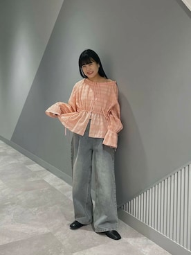 「冬の差し色コーデ」｜きっしゃんさん（レディース・151cm）の冬コーディネート