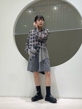 「KBF（ケイビーエフ）のアイテム」を使った、きっしゃんさん（レディース・151cm）の秋コーディネート