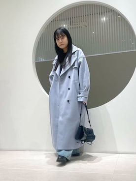 「冬の差し色コーデ」｜きっしゃんさん（レディース・151cm）の冬コーディネート