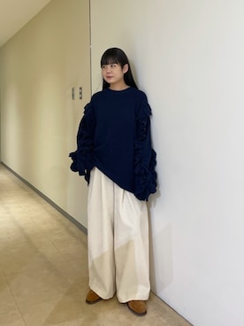 「LAATO（ラート）のアイテム」を使った、きっしゃんさん（レディース・151cm）の冬コーディネート